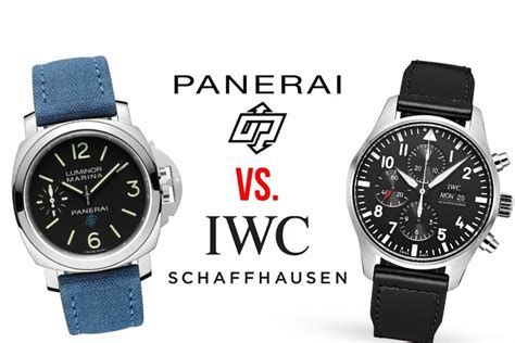 iwc oder panerai|Panerai vs IWC Watches: Brand Comparison .